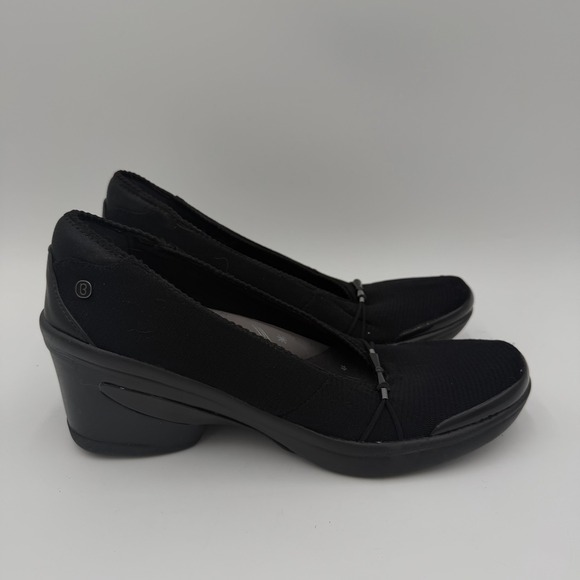 Bzees Shoes - Bzees Electric Womens Size 11M Black Pump Block Heel Shoes Comfort Office Casual